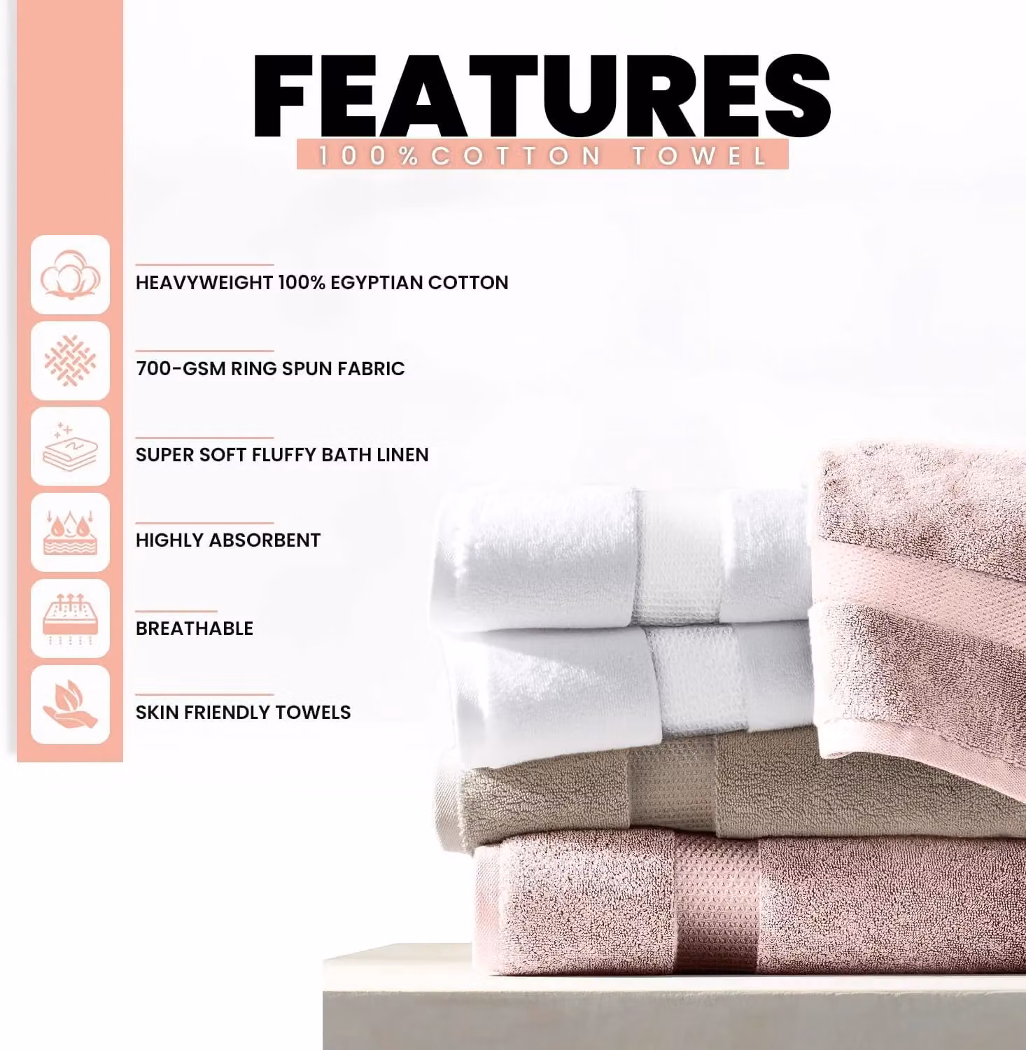 Gaveno Cavailia Miami Cotton Towel in Pink – 2