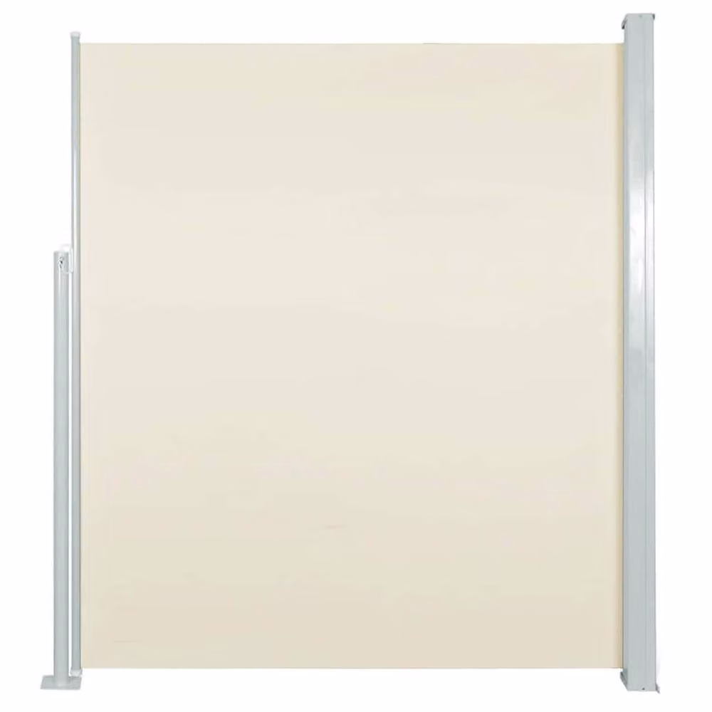 Berkfield Home Retractable Side Awning in Beige Polyester and Steel, W/D/H: 120 x 500 cm – 2