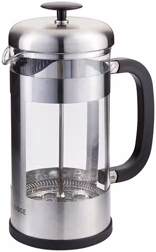 Judge Silver Glass Cafetiere, 1L