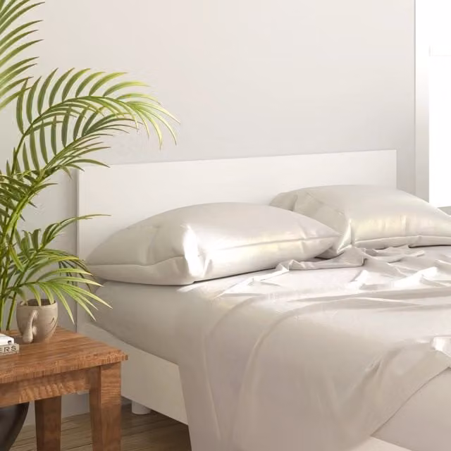Berkfield Home Classic Bed Headboard in White, W/D/H: 160 x 1.5 x 80 cm – 1