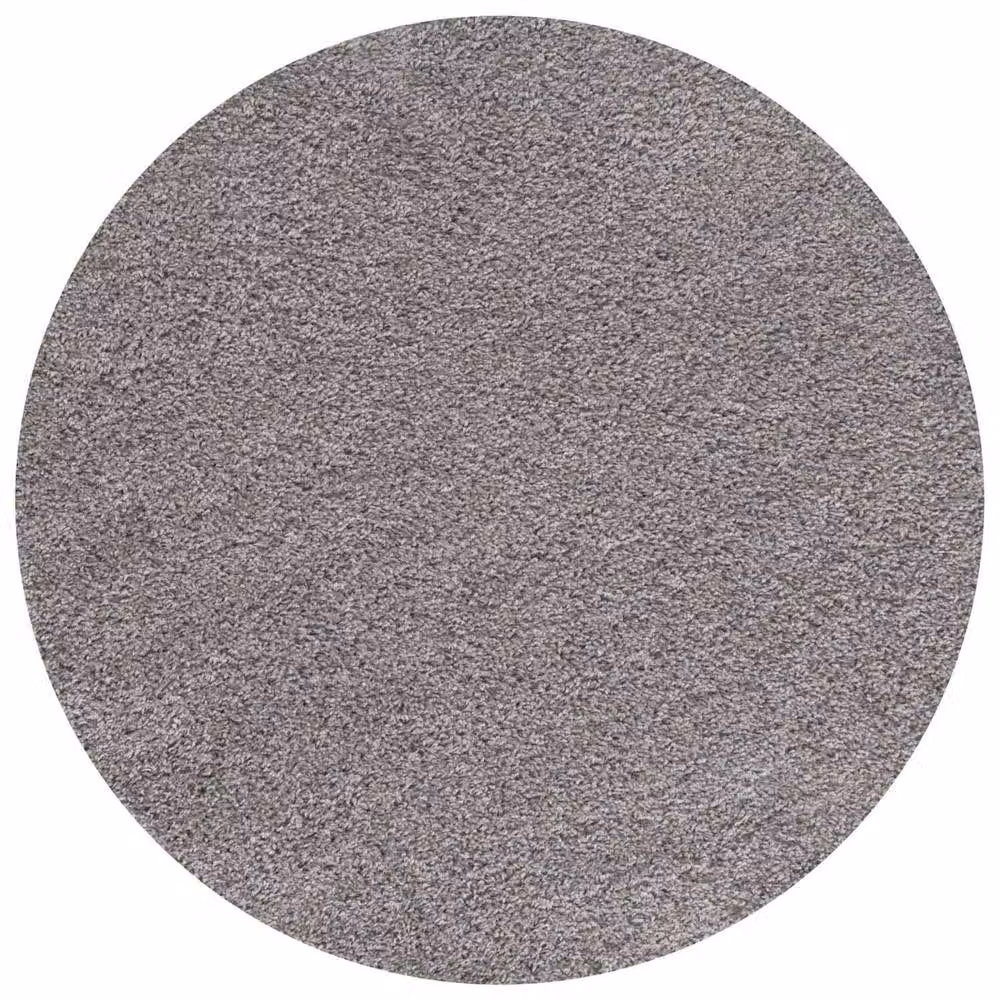 THE RUGS Soft Plain High Pile Shaggy Grey Rug, W: 240 cm, D: 340 cm – 4