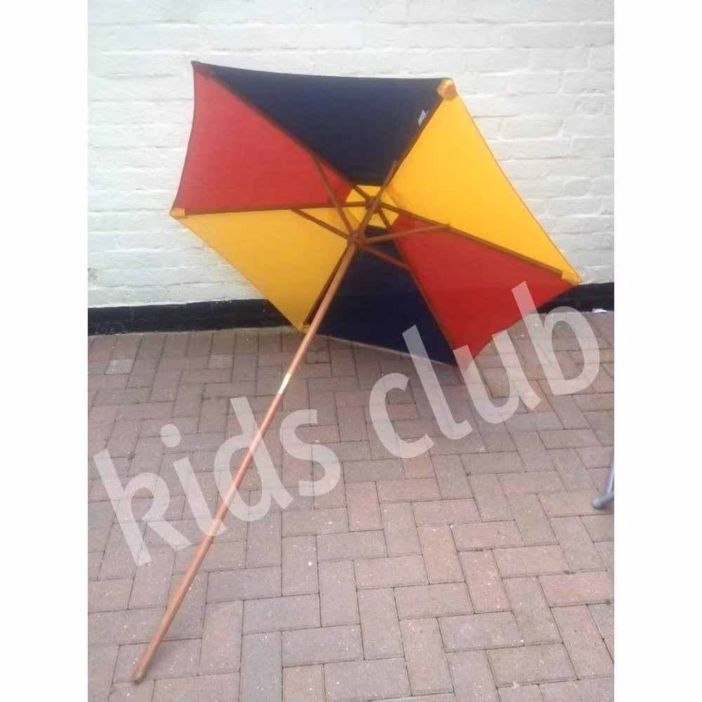 NESTLUNE Kids Rainbow Multicoloured Garden Parasol Sun Shade W: 100 cm, H: 60 cm – 2