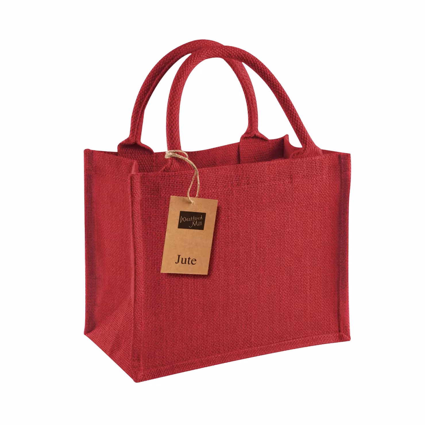 Westford Mill Mini Red Jute Gift Bag – 2