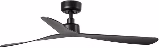 Netlighting Rocker Ceiling Fan, Matt Black, 132 cm