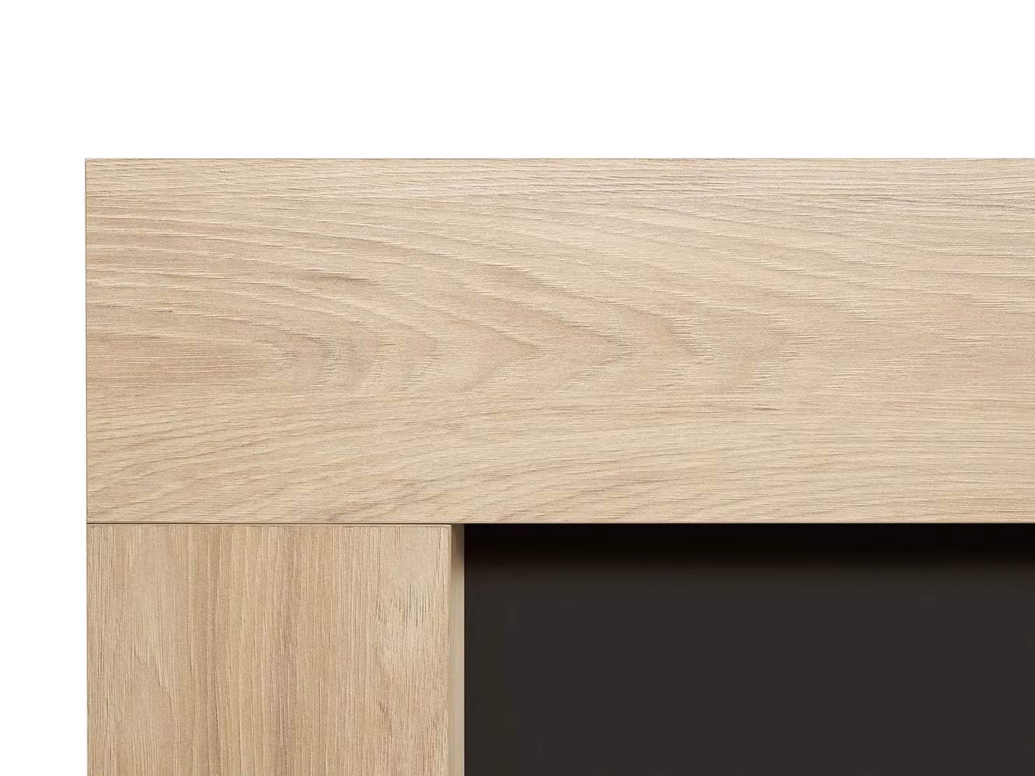 Adam Fires & Fireplaces Malmo Fireplace in Oak and Black – 3