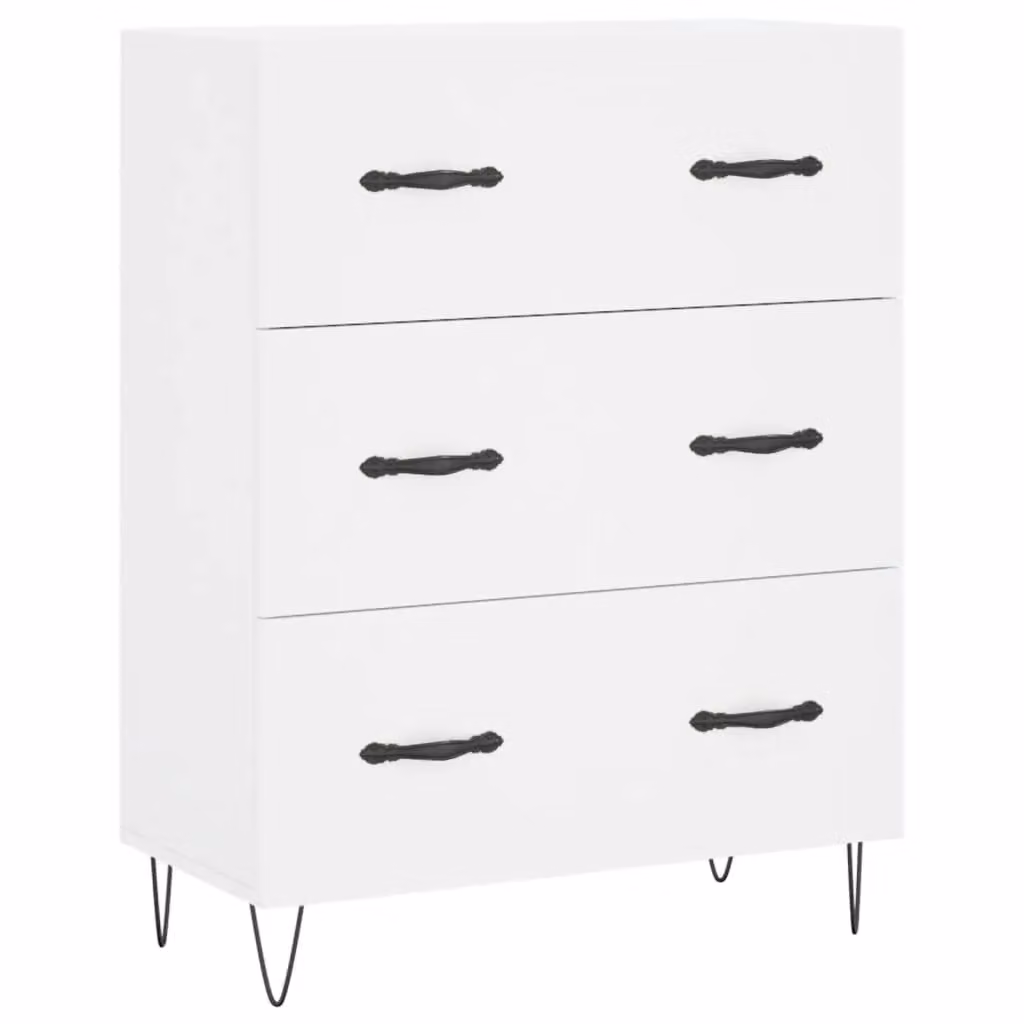 Berkfield Home White Classic Sideboard, W/D/H: 69.5 x 34 x 90 cm – 2