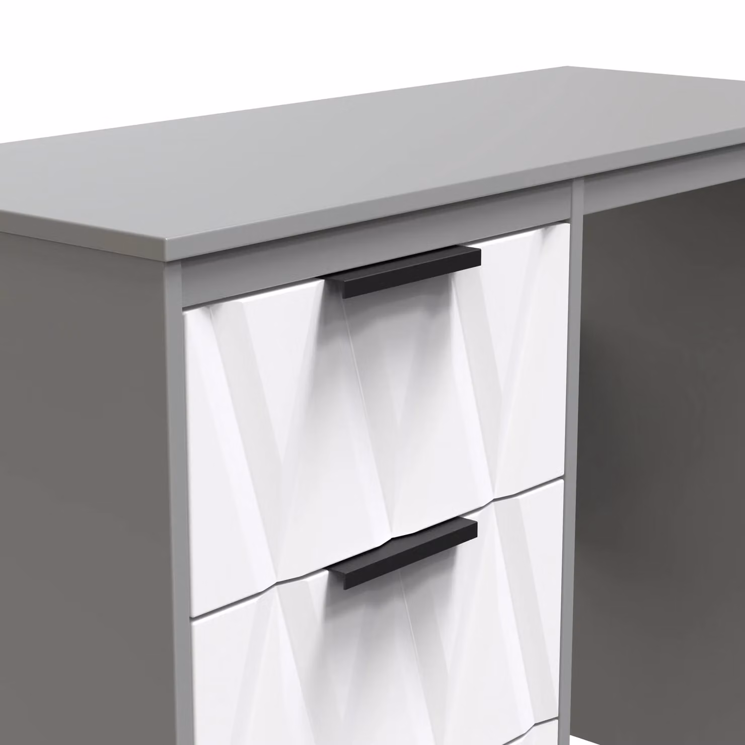 2 U Washington 3 Drawer Vanity Multicolour Geometric Modern Ready Assembled – 3