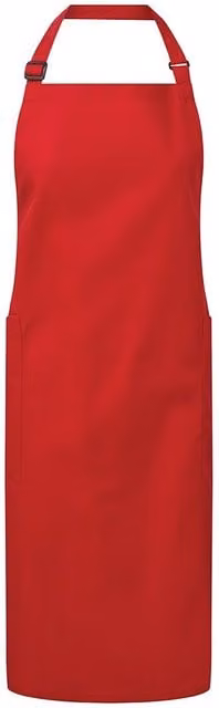 Premier Fairtrade Certified Full Apron in Red