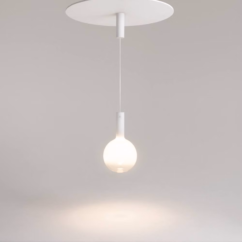 Netlighting Nebula Modern White Sphere LED Pendant Ceiling Light, Diameter: 25 cm, 3000K Warm White, 700 lm – 2