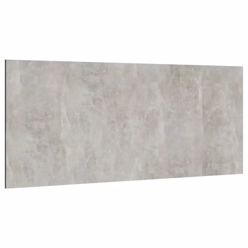 Berkfield Home Bed Headboard in Concrete Grey, W/D/H: 200 x 1.5 x 80 cm