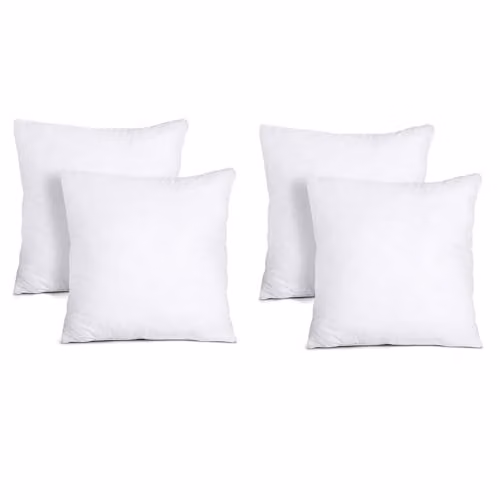 KDMD White Square Polyester Inner Cushion W/D/H: 45 x 45 x 45 cm