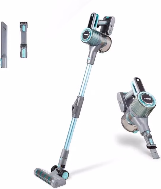 Tower VL70 Flexi 3-in-1 Bagless Cordless Vacuum Cleaner with HEPA H13 Filter, Blue