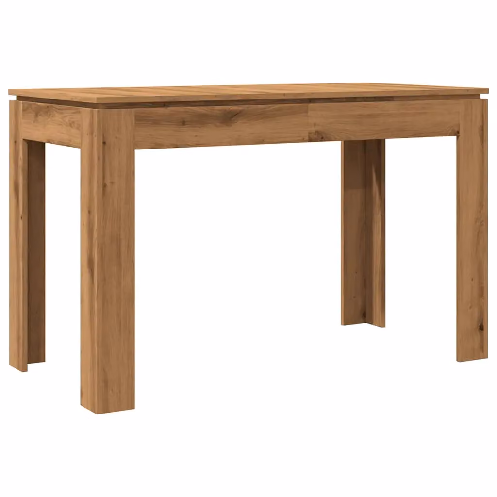 Berkfield Home Artisan Oak Dining Table in Brown, W/D/H: 120 x 60 x 76 cm – 2