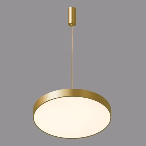 Netlighting Modern LED Suspended Pendant Lamp in Gold and White, 1800 lm, 3000 K, IP20 – 2