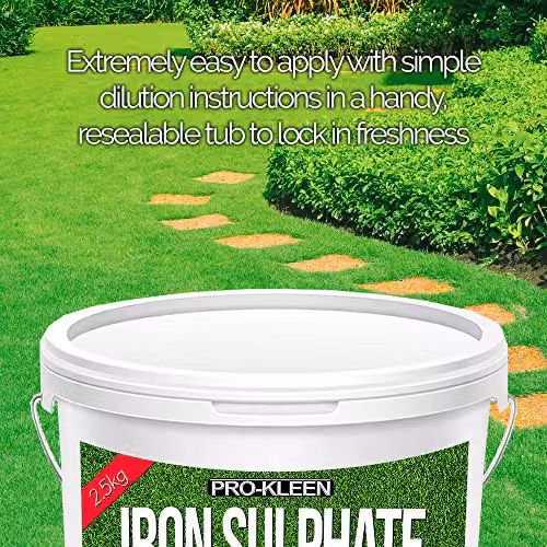 Pro-Kleen Premium Iron Sulphate Lawn Tonic Conditioner and Turf Hardener, 2.5 kg – 6