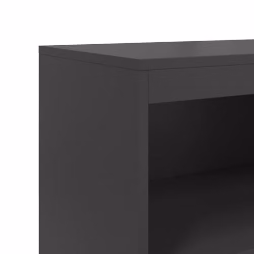 vidaXL Industrial Black Steel Highboard with Internal Shelves and Hinged Doors W/D/H: 68.5 x 38.5 x 123.5 cm – 3