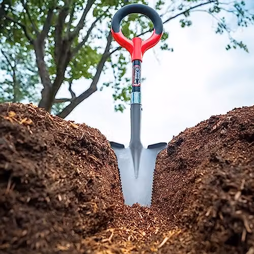 Radius Garden 22411 Root Slayer Mini-Digger Shovel, Red Steel – 6