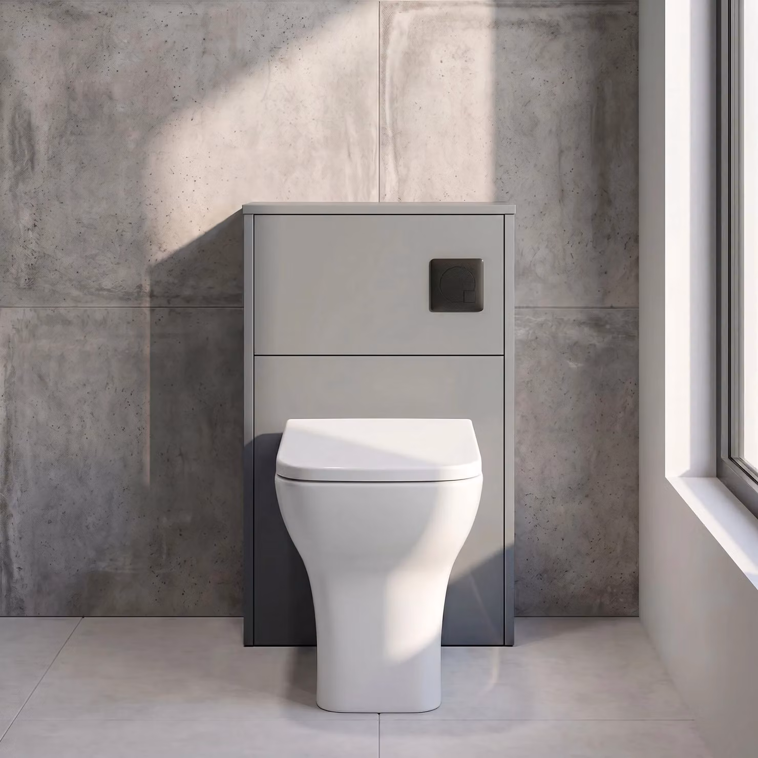 Balterley White Ceramic Back to Wall Toilet Pan and Soft Close Seat W/D/H: 41.0 x 36.5 x 50.0 cm – 4