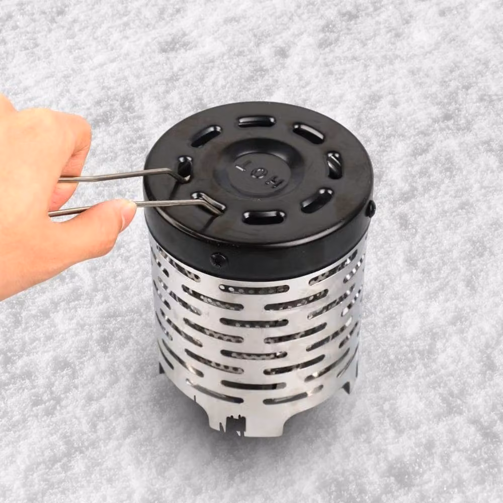 SPETLEK 2KW Mini Portable Outdoor Camping Warmer Heater in Silver – 4