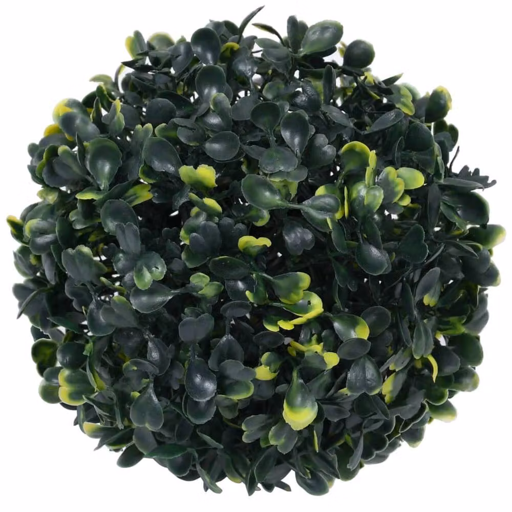 Berkfield Home Lush Artificial Boxwood Balls, 2 Pack, Green, Diameter: 22 cm – 3