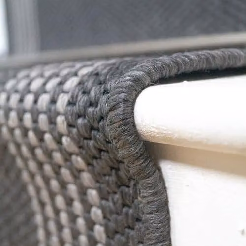 runrug Hardwearing Stair Runner Rug in Grey, W: 66 cm, L: 720 cm – 3