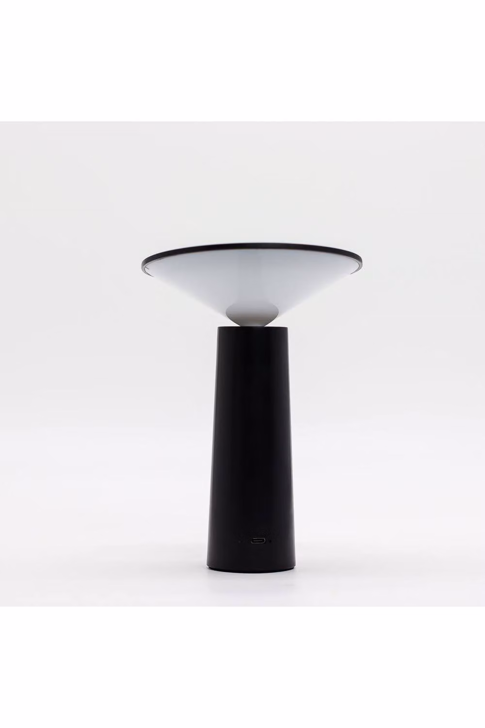 KDMD Black Rechargeable Touch Tabletop Lamp with USB-C Charging and Pattern Light – 2