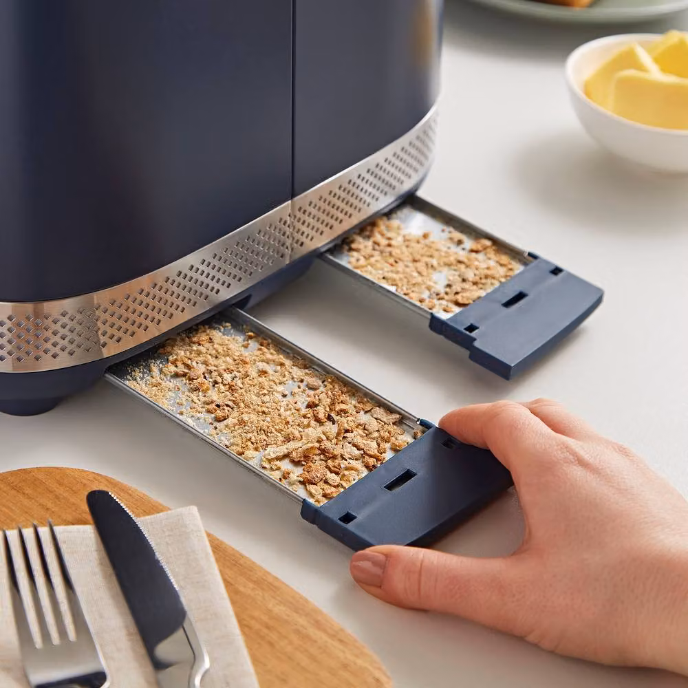 Morphy Richards Illumination 4-Slice Toaster in Blue – 5