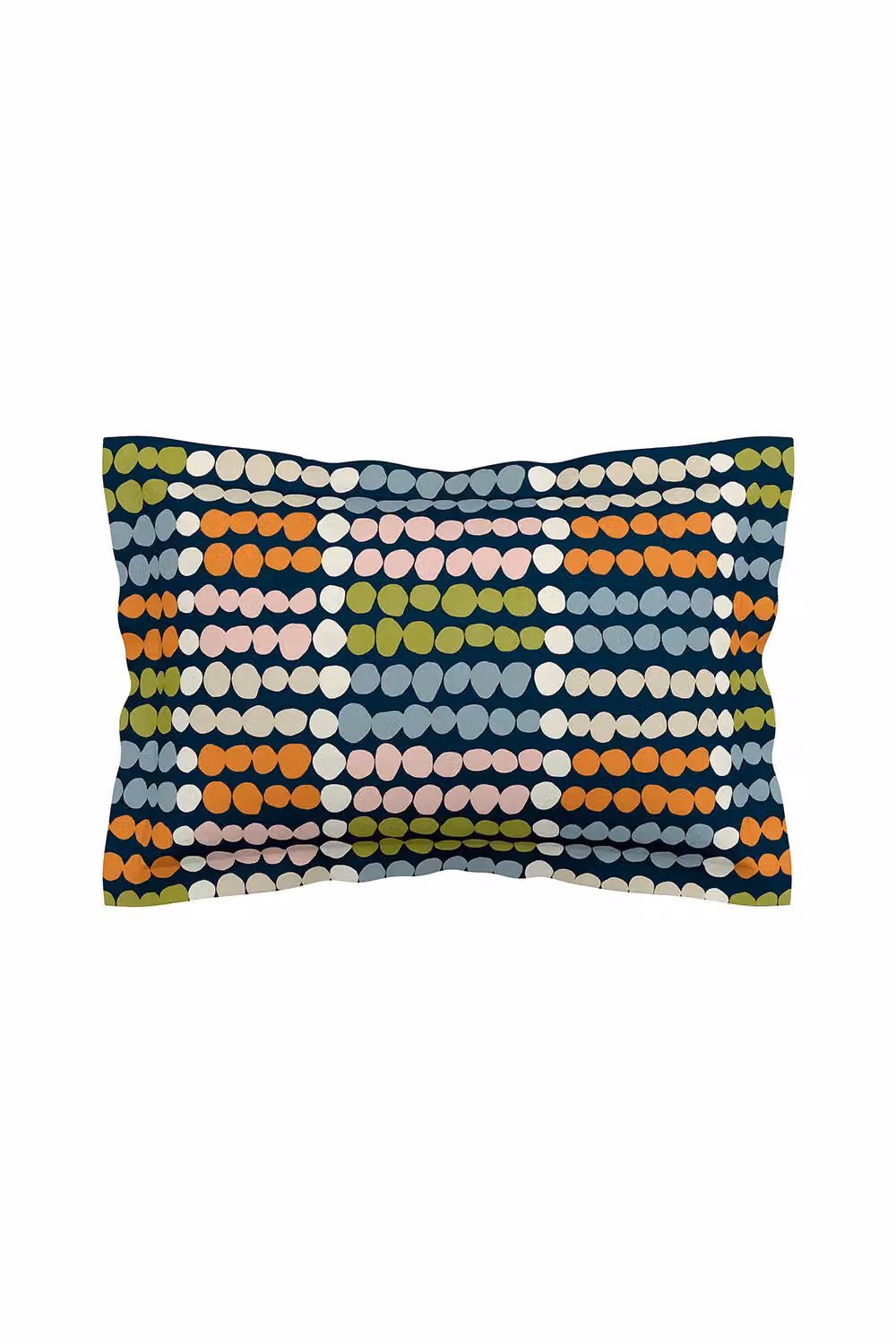 Scion Polka Dotted Cotton Duvet Cover and Pillowcase Set, Multicolour and White, W: 180 cm, L: 200 cm – 2