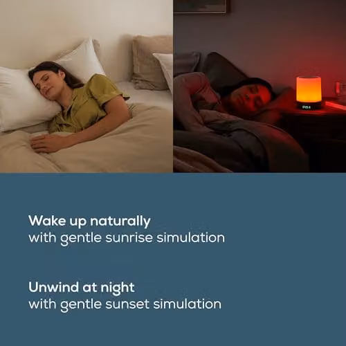 Beurer WL 50 Light Alarm Clock in Grey with LED Mood Light, Sunrise and Sunset Simulation and Dimmable RGB Night Light – 2