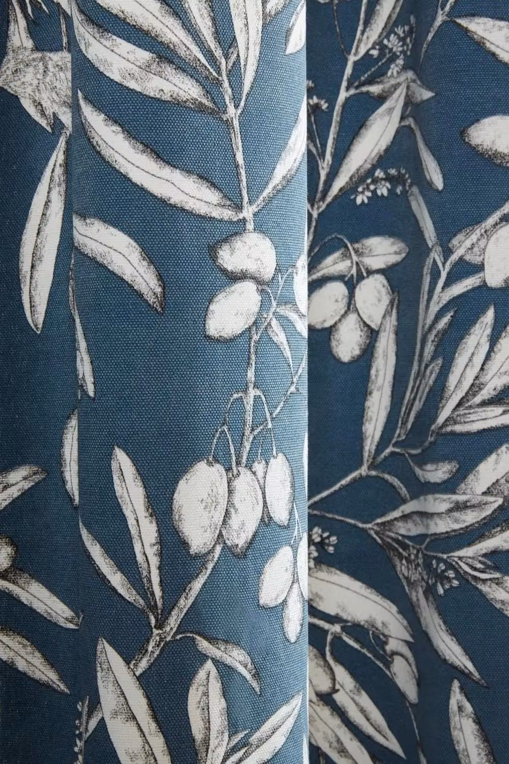 Sundour Aviary Floral Pencil Pleat Taped Curtains, Pair, Blue, Width: 117 cm, Drop: 183 cm – 4