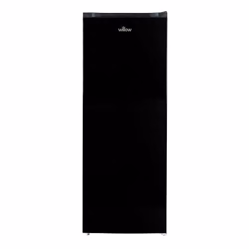 Willow WTF55B 177L Freestanding Tall Upright Freezer with Reversible Door, Black – 1