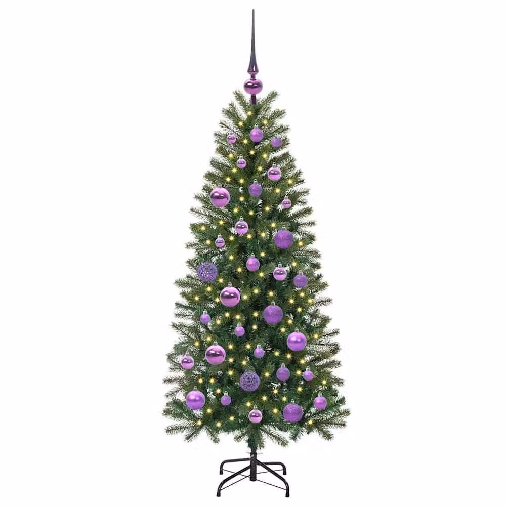 Berkfield Home Artificial Green Christmas Tree with 150 LEDs, Height: 120 cm – 3