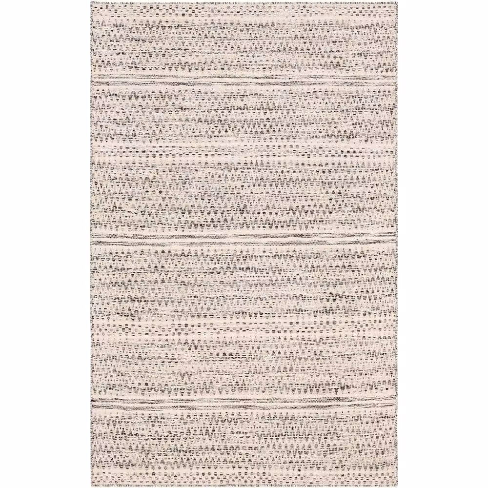 Livabliss Mardin Hand Woven Modern Wool Rug in Black and Beige, W: 150 cm, L: 230 cm – 2