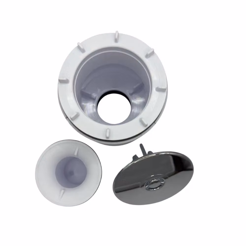 McAlpine ST90CP10-V 90mm Round Vertical Shower Trap in White – 1