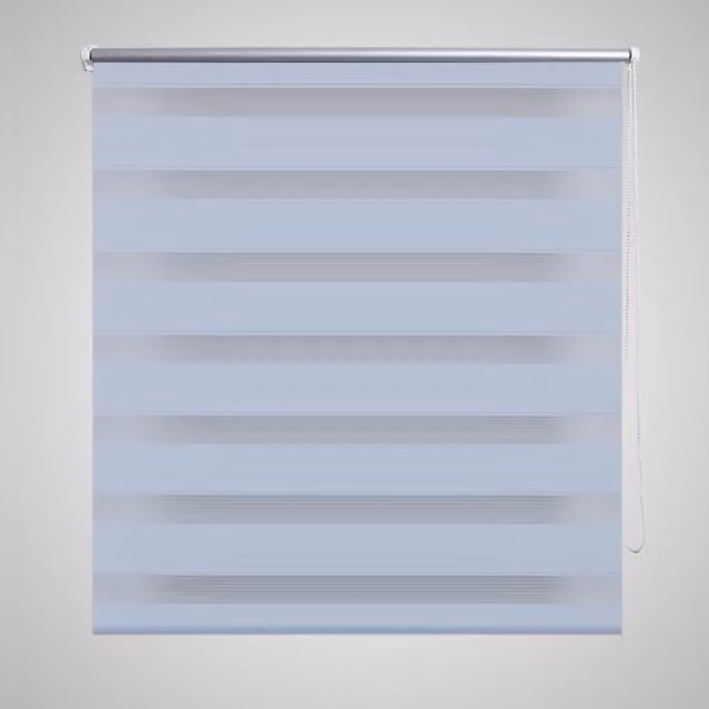 Berkfield Home Zebra Blind, White, W: 70 cm, H: 120 cm