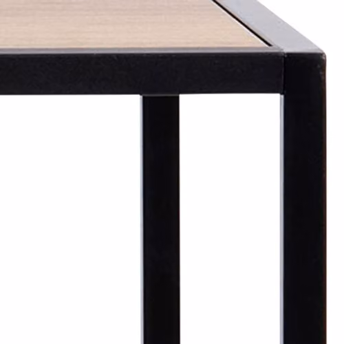 AC Design Furniture Jörn Rectangular Bar Table in Wild Oak and Black Metal, W/D/H: 120 x 60 x 105 cm – 5