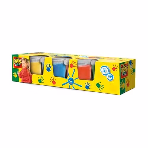 SES Creative Washable Fingerpaints in 4 Mixed Colours