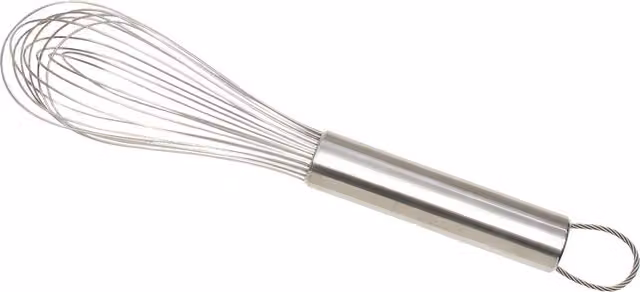 KitchenCraft Stainless Steel Eleven Wire Round Balloon Whisk, 30cm, Silver