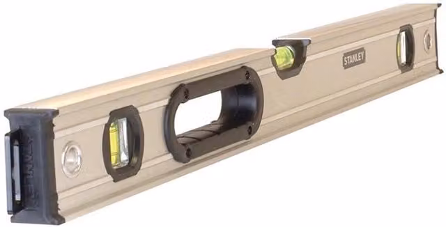 Stanley Fatmax Pro Box Beam Aluminium Spirit Level, Silver, Length: 90 cm