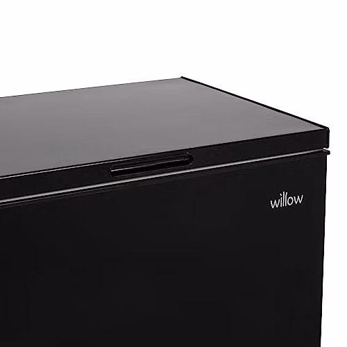 Willow 199L Freestanding Chest Freezer in Black – 5