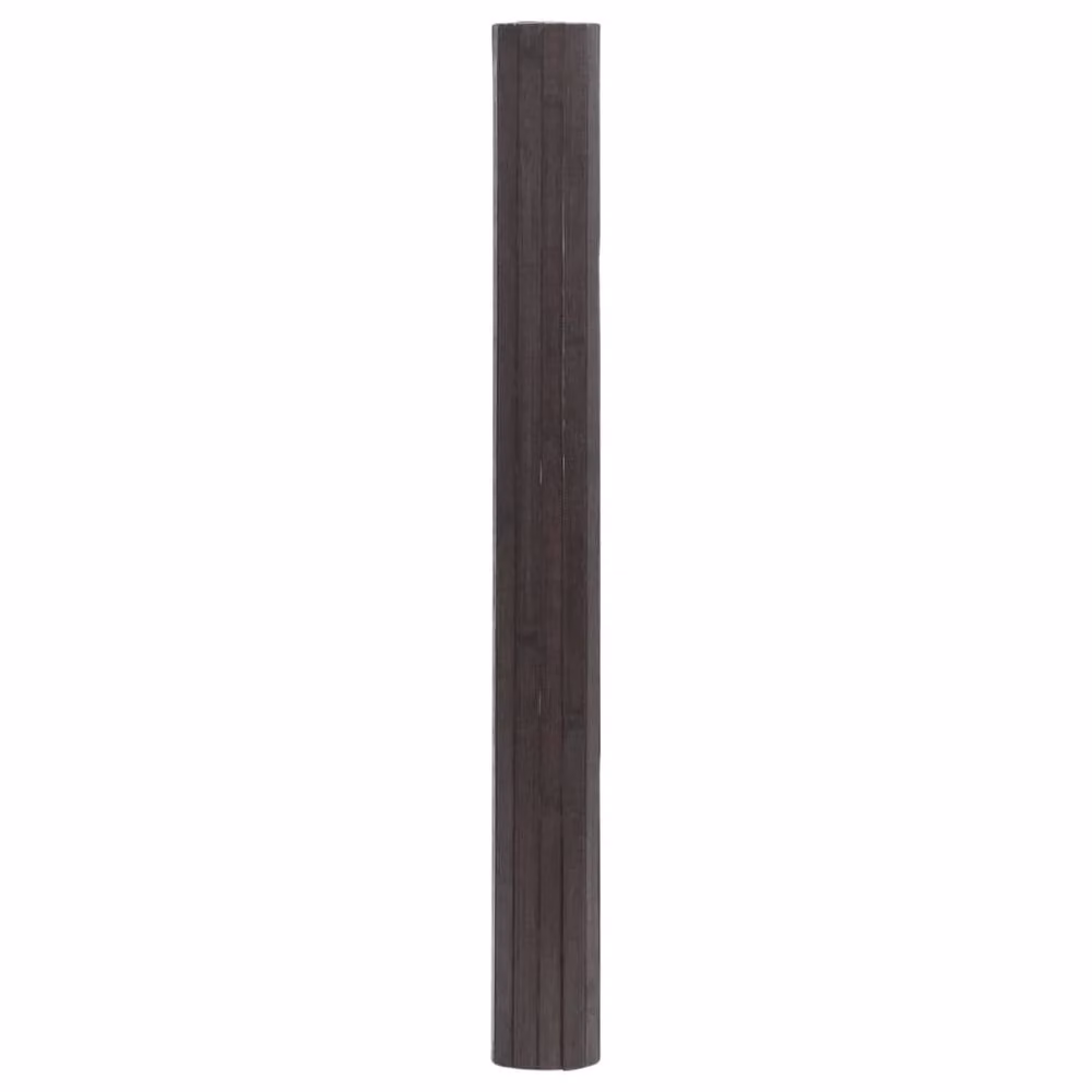 Berkfield Home Rectangular Bamboo Rug in Dark Brown, W: 60 cm, L: 500 cm – 2