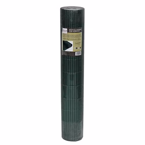 True Products Artificial Bamboo Slat Privacy Screening, Green, Height: 180 cm – 4
