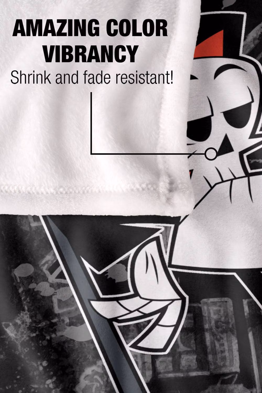 Cartoon Network Billy and Mandy Splatter Cast Silky Touch Super Soft Fluffy Throw Blanket, Multicolour, Extra Large – 3