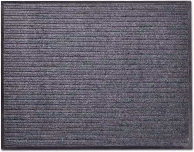 Berkfield Home Grey PVC Door Mats, 4 Pack, W: 90 cm, D: 60 cm – 1