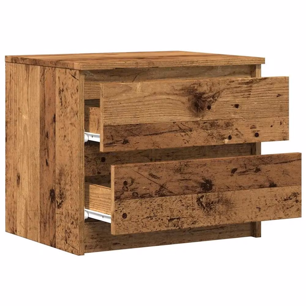 EONLION Bedside Cabinet in Brown Old Wood, W/D/H: 50 x 40 x 43.5 cm – 4