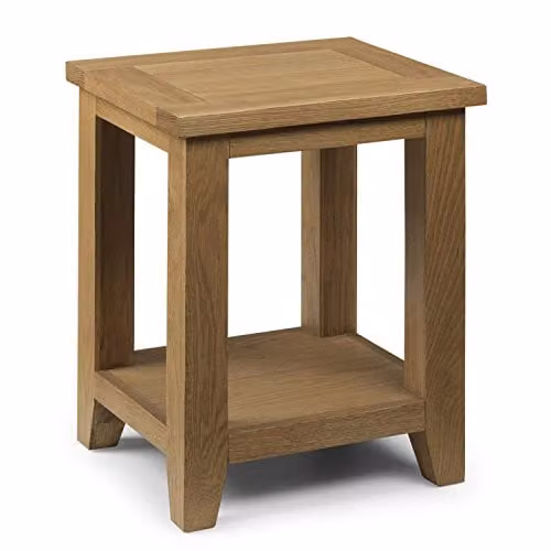 Julian Bowen Astoria Waxed Oak Side Table W/D/H: 38.0 x 44.0 x 55.0 cm – 1