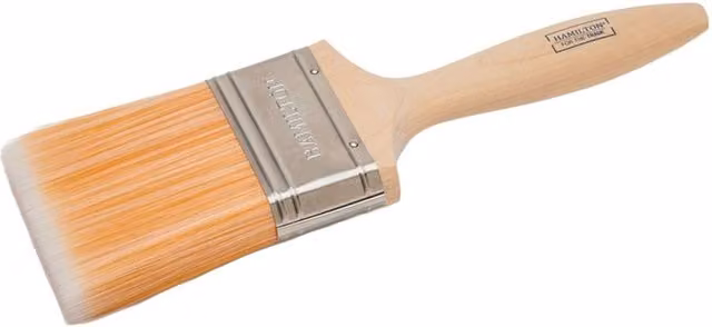 Hamilton For The Trade Flat Paint Brush in Beige