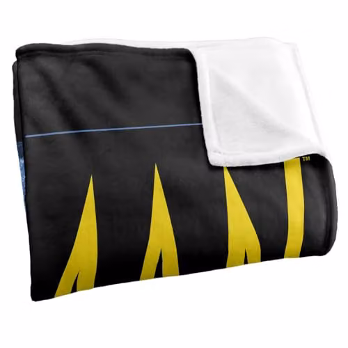 LOGOVISION Batman Caped Crusader Animated Series Shadow Block Super Soft Silky Touch Fleece Throw Blanket, Multicolour, W: 127 cm, D: 152.4 cm – 2