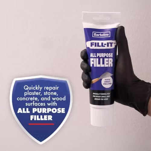 Bartoline Ready Mixed Instant Paintable Filler, White, 330g – 2
