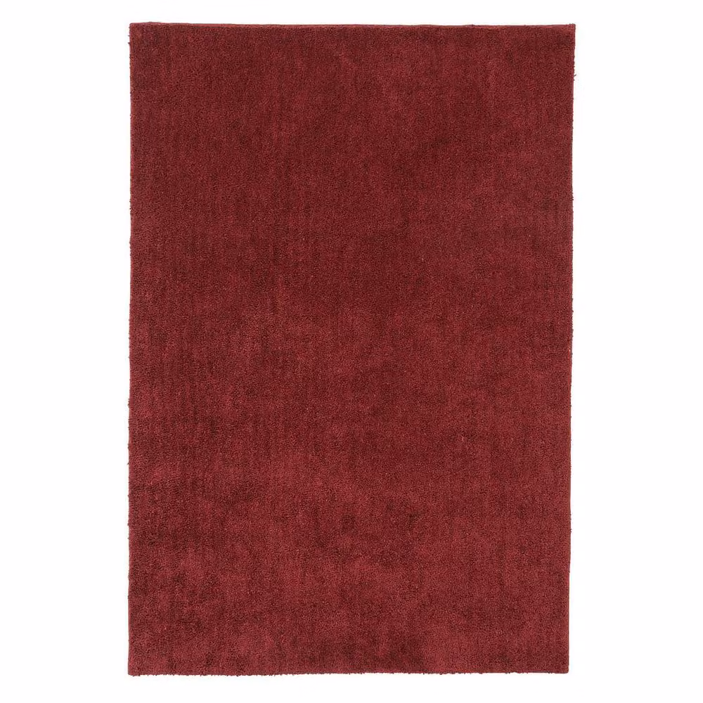 Kukoon Red Plain Modern Shaggy Rug, Washable and Non-Slip, W: 120 cm, D: 170 cm – 2